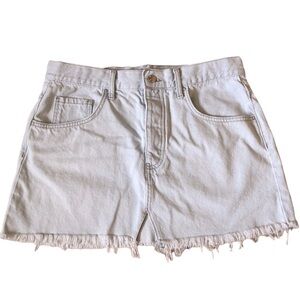 🍁 BUNDLE ONLY - 5/$15 F21 Light Blue Frayed Hem Denim Skirt, Women’s/Juniors 30